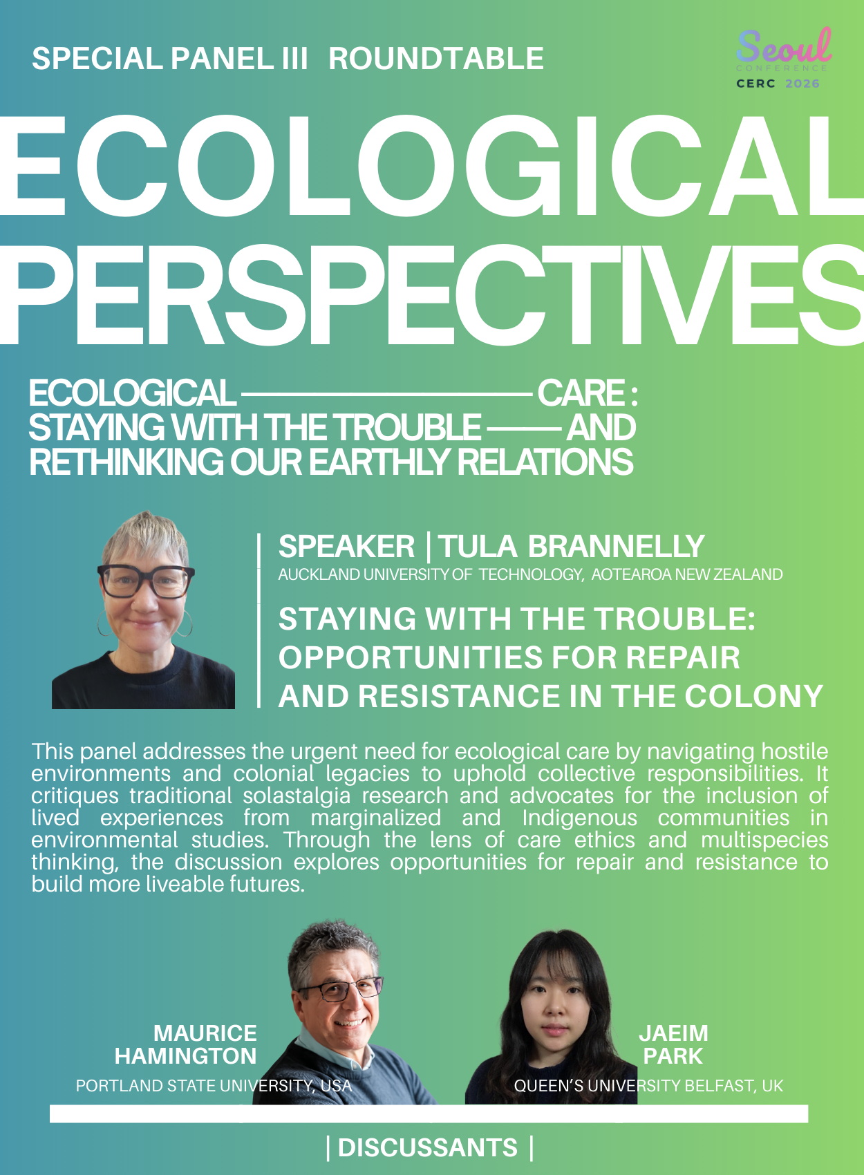 Special Panel III Poster